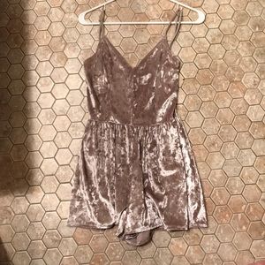 Velvet Romper!